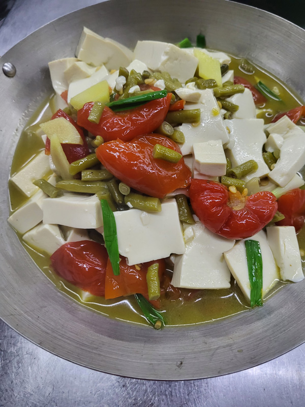 腌豆角烧豆腐