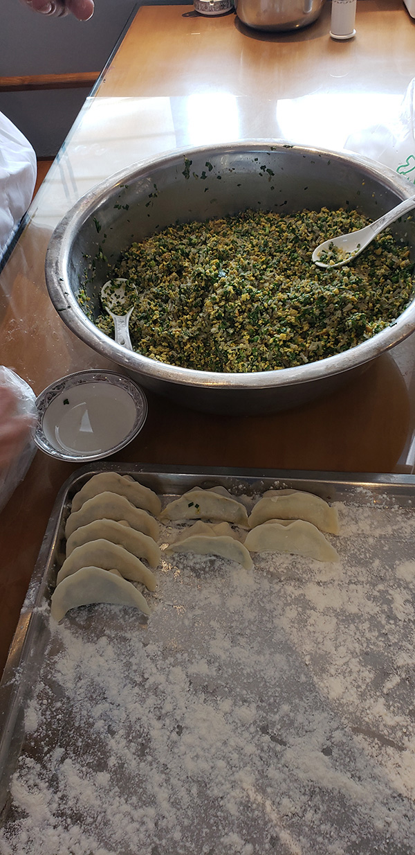 韭菜粉丝饺子